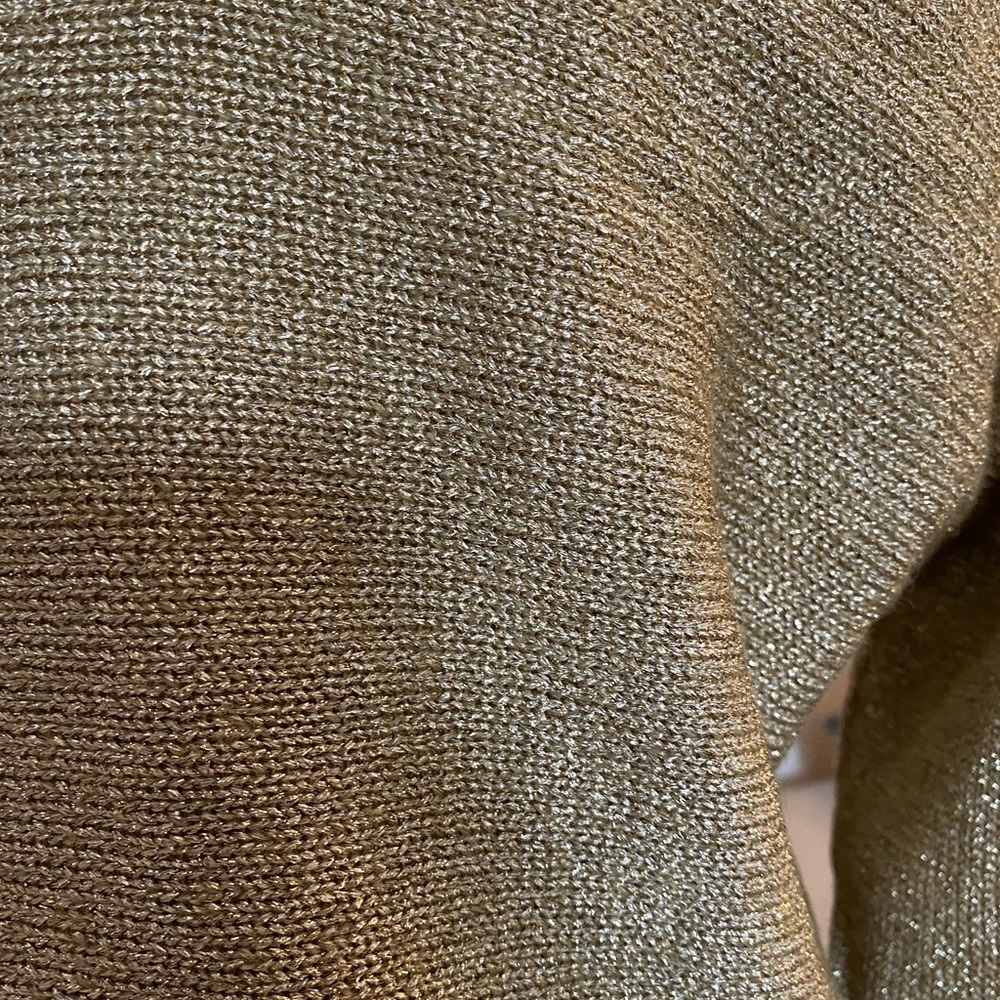 Vintage CACHÉ beautiful, gold sweater like new - Picture 5 of 15
